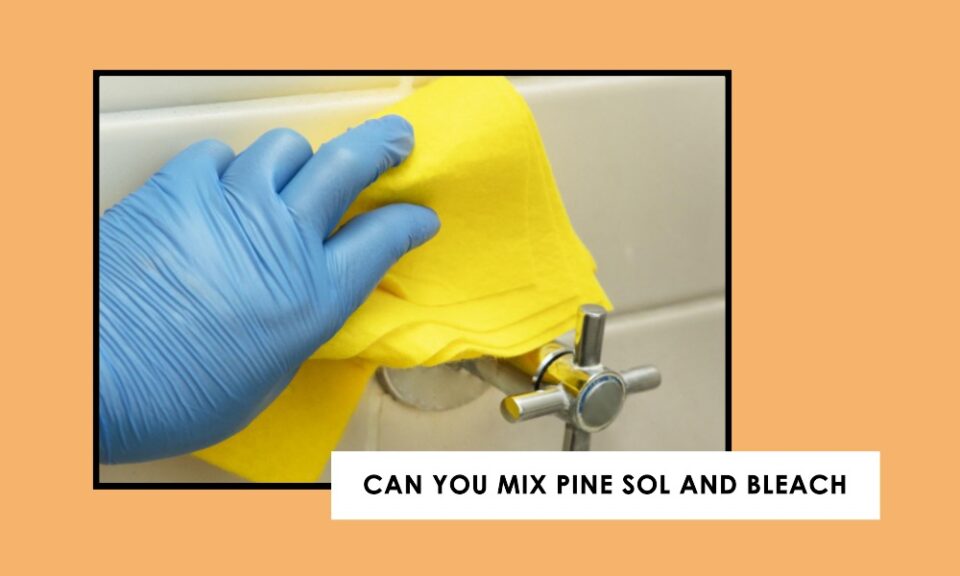 can you mix pine sol and bleach